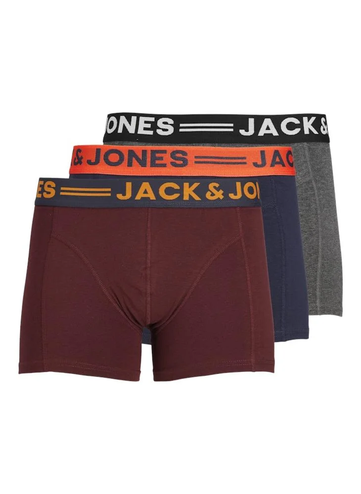 3 Pack Of Logo band Trunks